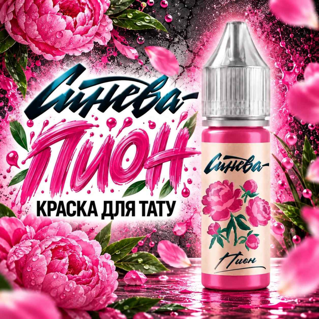 Краска для тату Тату-краска &laquo;Синева&raquo; Пион